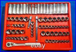 USA Craftsman 79 PC 3/8 dr SAE & METRIC socket set DEEP and shallow 12pt & 6pt