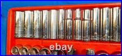 USA Craftsman 79 PC 3/8 dr SAE & METRIC socket set DEEP and shallow 12pt & 6pt