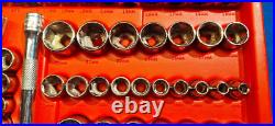 USA Craftsman 79 PC 3/8 dr SAE & METRIC socket set DEEP and shallow 12pt & 6pt