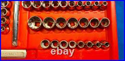 USA Craftsman 79 PC 3/8 dr SAE & METRIC socket set DEEP and shallow 12pt & 6pt