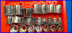 USA Craftsman 79 PC 3/8 dr SAE & METRIC socket set DEEP and shallow 12pt & 6pt