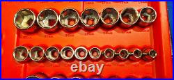 USA Craftsman 79 PC 3/8 dr SAE & METRIC socket set DEEP and shallow 12pt & 6pt