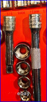 USA Craftsman 79 PC 3/8 dr SAE & METRIC socket set DEEP and shallow 12pt & 6pt