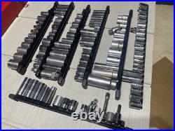 USA MADE HUGE SOCKET LOT! 105 Total PROTO, Challenger, Blackhawk, Wright, S-K