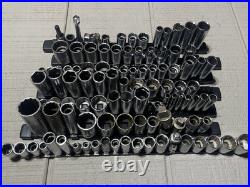 USA MADE HUGE SOCKET LOT! 105 Total PROTO, Challenger, Blackhawk, Wright, S-K