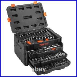 VEVOR 450-Piece Mechanics Tool Set Chrome Vanadium SAE Metric with Case