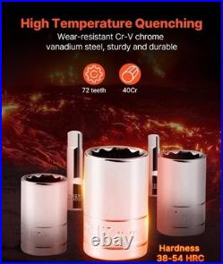 VEVOR 450-Piece Mechanics Tool Set Chrome Vanadium SAE Metric with Case