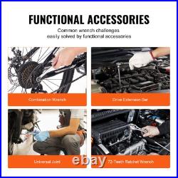 VEVOR Mechanics Tool Set and Socket Set 1/4in 3/8in 1/2 in Drive Sockets 450Pcs VEVOR Mechanics Tool Set and Socket Set 1/4in 3/8in 1/2 in Drive Sockets 450Pcs