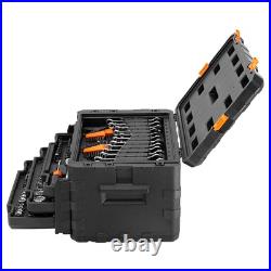 VEVOR Mechanics Tool Set and Socket Set 1/4in 3/8in 1/2 in Drive Sockets 450Pcs VEVOR Mechanics Tool Set and Socket Set 1/4in 3/8in 1/2 in Drive Sockets 450Pcs