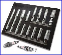 VIM 13pc Master Spark Plug Socket Set 14mm, 16mm, 9/16, 5/8 & 13/16 #SPM100