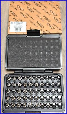 VIM 50pc 1/4 dr Master Half Cut/ Stubby Low Profile Bit Driver Socket Set MMS450