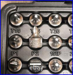 VIM 50pc 1/4 dr Master Half Cut/ Stubby Low Profile Bit Driver Socket Set MMS450