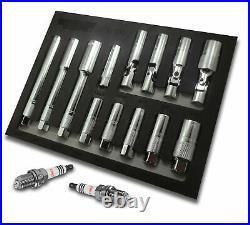 VIM Tools SPM100 Spark Plug Master Socket Set 14mm, 16mm, 9/16, 5/8 & 13/16