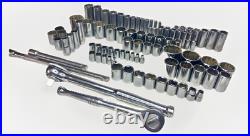 VTG 89 pc Husky Socket Set, Wrenches 22202 & 24202 & 2 Extensions SAE & Metric VTG 89 pc Husky Socket Set, Wrenches 22202 & 24202 & 2 Extensions SAE & Metric