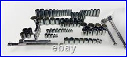 VTG 89 pc Husky Socket Set, Wrenches 22202 & 24202 & 2 Extensions SAE & Metric VTG 89 pc Husky Socket Set, Wrenches 22202 & 24202 & 2 Extensions SAE & Metric