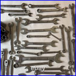 VTG Craftsman 69 pc Mixed Lot SAE/Metric Sockets Ratchets Wrenches + More Set