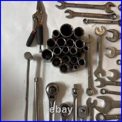 VTG Craftsman 69 pc Mixed Lot SAE/Metric Sockets Ratchets Wrenches + More Set