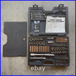 Vintage 1990's Craftsman 118pc Metric & SAE Socket Set 1/4 3/8 1/2 Drive USA Vintage 1990's Craftsman 118pc Metric & SAE Socket Set 1/4 3/8 1/2 Drive USA