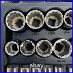 Vintage 1990's Craftsman 118pc Metric & SAE Socket Set 1/4 3/8 1/2 Drive USA Vintage 1990's Craftsman 118pc Metric & SAE Socket Set 1/4 3/8 1/2 Drive USA