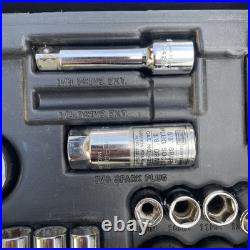 Vintage 1990's Craftsman 118pc Metric & SAE Socket Set 1/4 3/8 1/2 Drive USA Vintage 1990's Craftsman 118pc Metric & SAE Socket Set 1/4 3/8 1/2 Drive USA