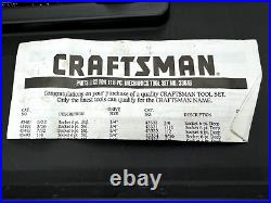 Vintage 1990's Craftsman 118pc Metric & SAE Socket Set 1/4 3/8 1/2 Drive USA