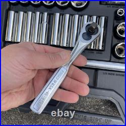 Vintage 1990's Craftsman 118pc Metric & SAE Socket Set 1/4 3/8 1/2 Drive USA Vintage 1990's Craftsman 118pc Metric & SAE Socket Set 1/4 3/8 1/2 Drive USA