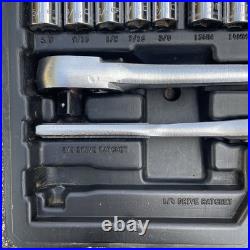 Vintage 1990's Craftsman 118pc Metric & SAE Socket Set 1/4 3/8 1/2 Drive USA Vintage 1990's Craftsman 118pc Metric & SAE Socket Set 1/4 3/8 1/2 Drive USA
