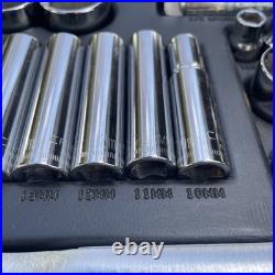 Vintage 1990's Craftsman 118pc Metric & SAE Socket Set 1/4 3/8 1/2 Drive USA Vintage 1990's Craftsman 118pc Metric & SAE Socket Set 1/4 3/8 1/2 Drive USA