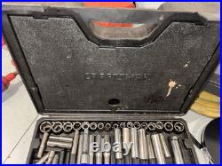 Vintage 1990's Craftsman 70pc Metric & SAE Socket Set 1/4 & 3/8 Drive USA