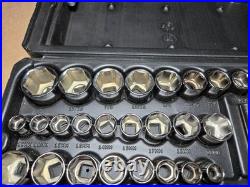 Vintage 1990's Craftsman 75pc Metric & SAE Socket Set 1/4 3/8 1/2 Drive USA