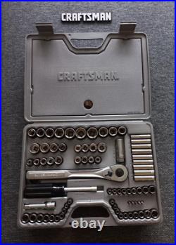 Vintage 1990's Craftsman 76pc Metric & SAE Socket Set 1/4 3/8 1/2 MADE IN USA Vintage 1990's Craftsman 76pc Metric & SAE Socket Set 1/4 3/8 1/2 MADE IN USA