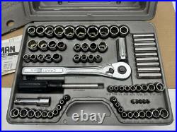 Vintage 1990's Craftsman 76pc Metric & SAE Socket Set 1/4 3/8 1/2 MADE IN USA Vintage 1990's Craftsman 76pc Metric & SAE Socket Set 1/4 3/8 1/2 MADE IN USA