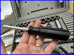 Vintage 1990's Craftsman 76pc Metric & SAE Socket Set 1/4 3/8 1/2 MADE IN USA Vintage 1990's Craftsman 76pc Metric & SAE Socket Set 1/4 3/8 1/2 MADE IN USA