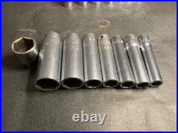 Vintage 26 Pc 1/4 Drive Socket Set MAC Tools Case And Extras
