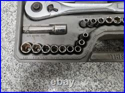 Vintage 90's Craftsman 33675 75pc Metric & SAE Combination Drive Socket Set USA