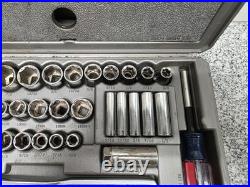 Vintage 90's Craftsman 33675 75pc Metric & SAE Combination Drive Socket Set USA