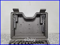 Vintage 90's Craftsman 33675 75pc Metric & SAE Combination Drive Socket Set USA