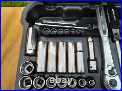 Vintage CRAFTSMAN 9-33596 Mechanics Tool Set 96pc Socket Ratchet Metric SAE USA