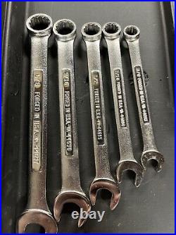 Vintage Craftsman 107 pc Metric & SAE Socket Set 1/4 3/8 1/2 Drive USA 33618