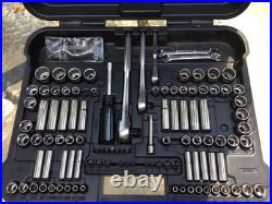 Vintage Craftsman 122pc 6pt Metric & SAE Socket Wrench Set 34122 USA