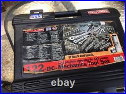 Vintage Craftsman 122pc 6pt Metric & SAE Socket Wrench Set 34122 USA