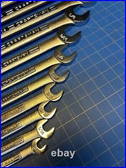 Vintage Craftsman 12pc Standard Combination Wrench Set -VV- Made in USA New