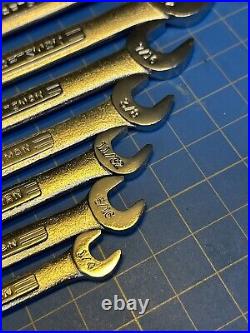Vintage Craftsman 12pc Standard Combination Wrench Set -VV- Made in USA New