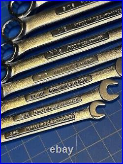 Vintage Craftsman 12pc Standard Combination Wrench Set -VV- Made in USA New