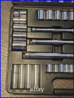 Vintage Craftsman 156pc Metric & SAE Socket Set 1/4 3/8 1/2 Drive Case EE