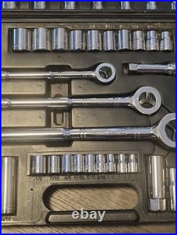 Vintage Craftsman 156pc Metric & SAE Socket Set 1/4 3/8 1/2 Drive Case EE