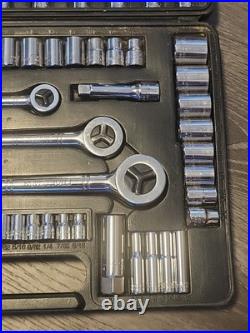 Vintage Craftsman 156pc Metric & SAE Socket Set 1/4 3/8 1/2 Drive Case EE