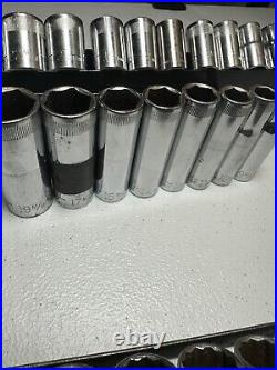 Vintage Craftsman 1/2 & 3/8 Socket Sets Metric & SAE Made In USA? 45pcs Vintage Craftsman 1/2 & 3/8 Socket Sets Metric & SAE Made In USA? 45pcs