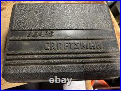 Vintage Craftsman 1/4 & 3/8 Drive 51pc SAE Metric Socket Set 33779 Made in USA