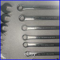 Vintage Craftsman 33 Pc Combination Wrench Set SAE & Metric VA Series Forged USA